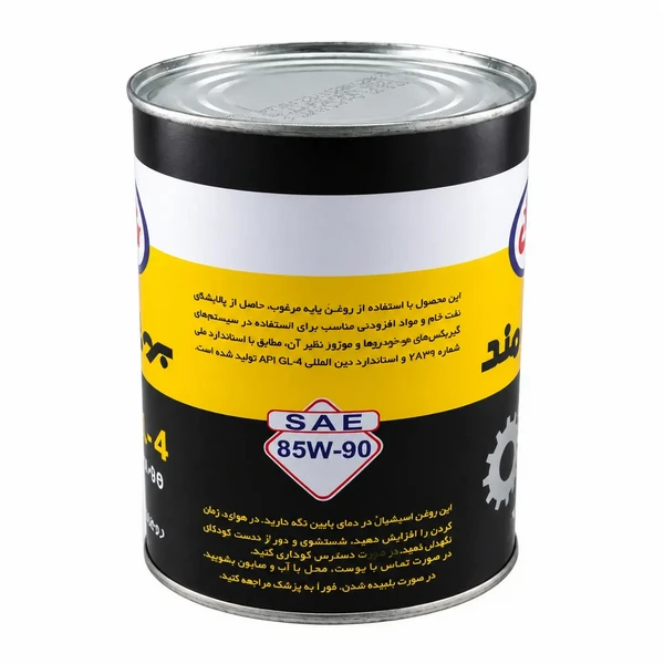 روغن دنده بهران سمند SAE 85W-90 API GL-4 یک لیتری